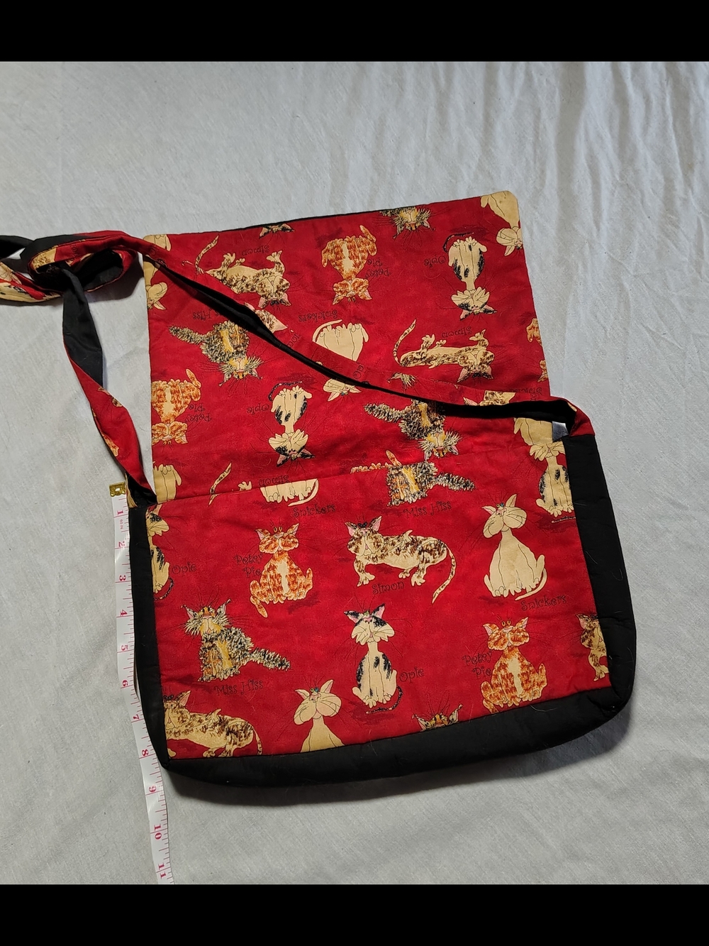 Catberry Tails Cute Kitty Cat Theme Small Cross Body Bag View 3